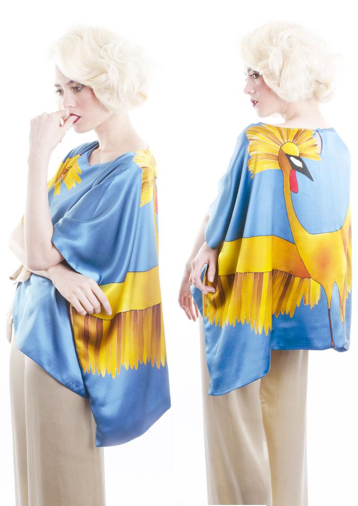 Los diseños de seda pintada de <a href="/CamilaVelvet/">CamilaVelvet</a> también se verán sobre la pasarela de <a href="/VejerWeFashion/">Vejer WeekendFashion</a> #modaética