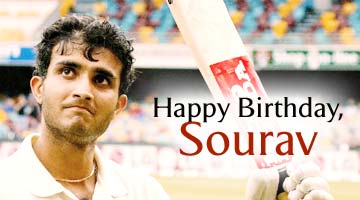 Happy Birthday Sourav Ganguly :*) U r My real Hero, My Idol , My inspiration 