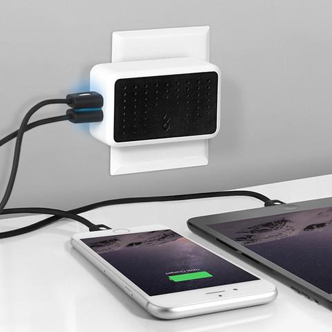 Tired of sharing the household wall charger? Two fast-charging USB ports for your #iPhone or #Android, no waiting.