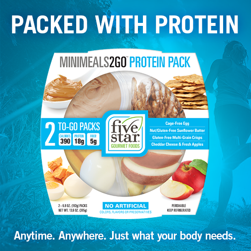 FiveStarGF's tweet photo. #tiptuesday: We all need #protein. Get our MiniMeals2Go [ #MM2G ] Protein Pack at .@Costco! #proteinstrong #eatright http://t.co/SURL05hh0m