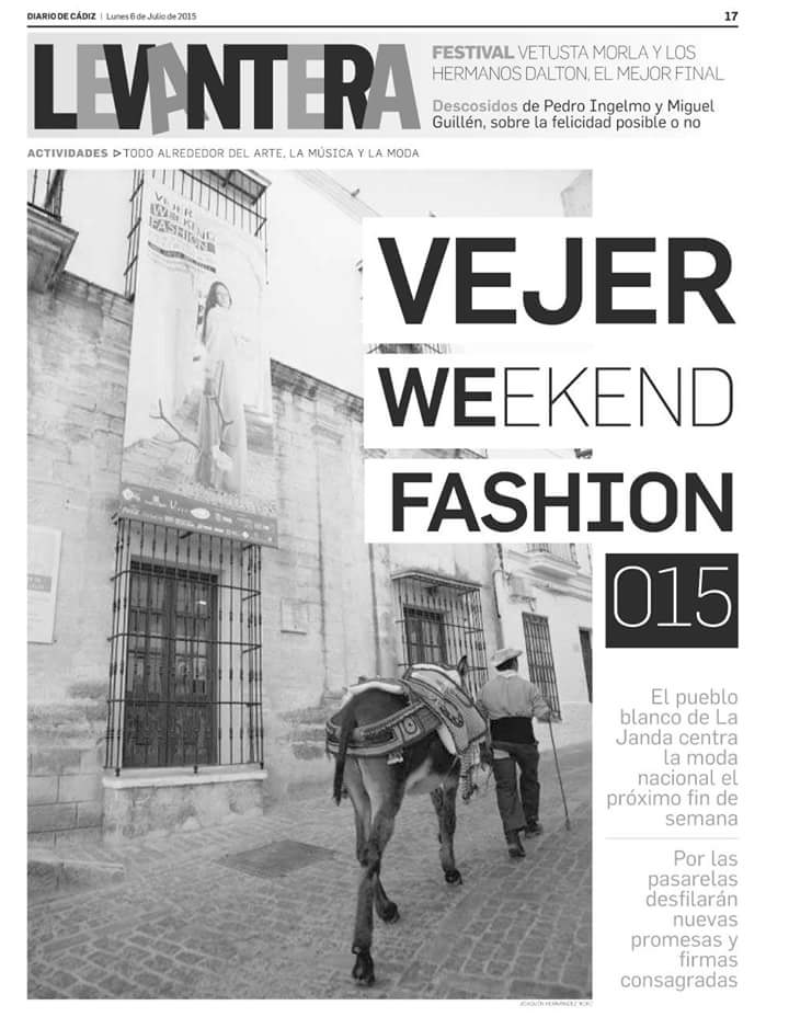 Agradecemos nuevamente a <a href="/diariocadiz/">Diario de Cádiz</a> su magnífico reportaje de 3 páginas sobre nuestro evento. #wefashion #vwf15