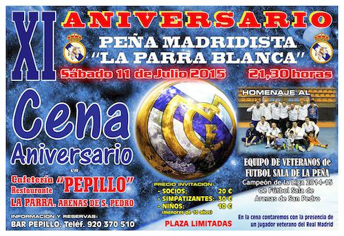 deportesavila's tweet photo. La Peña Madridista @laparrablanca celebra el sábado su XI Aniversario
http://t.co/3hVulQM55x http://t.co/Pct7ijiPAe