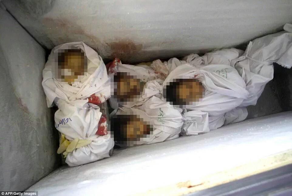 saidshouib's tweet photo. Israel slaughtered so many children, they had to be stored in ice cream freezers to await to be buried #GazaWaits http://t.co/HoCWxaDwag