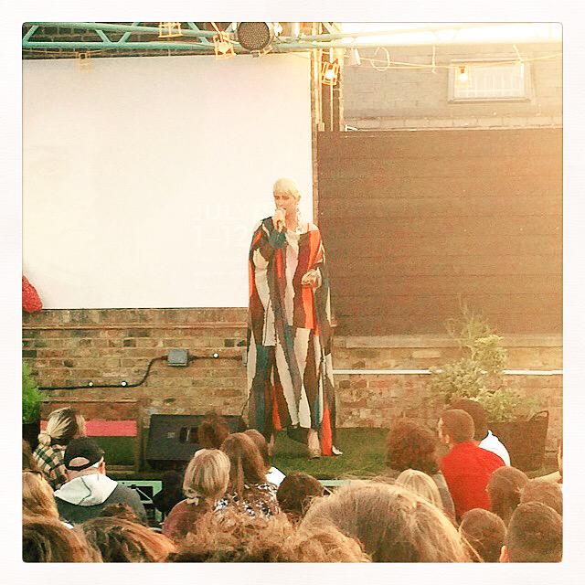 Summer nights at <a href="/DalstonRoofPark/">Dalston Roof Park</a> at the <a href="/EastEndFilmFest/">EastEndFilmFestival</a> for the screening of <a href="/dragmovie/">Dressed as a Girl</a> with @JonnyWooUK