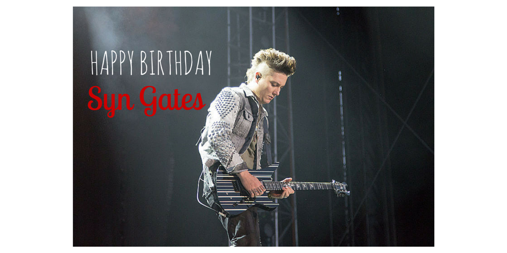 Happy Birthday to the legend Synyster Gates to share the love!  