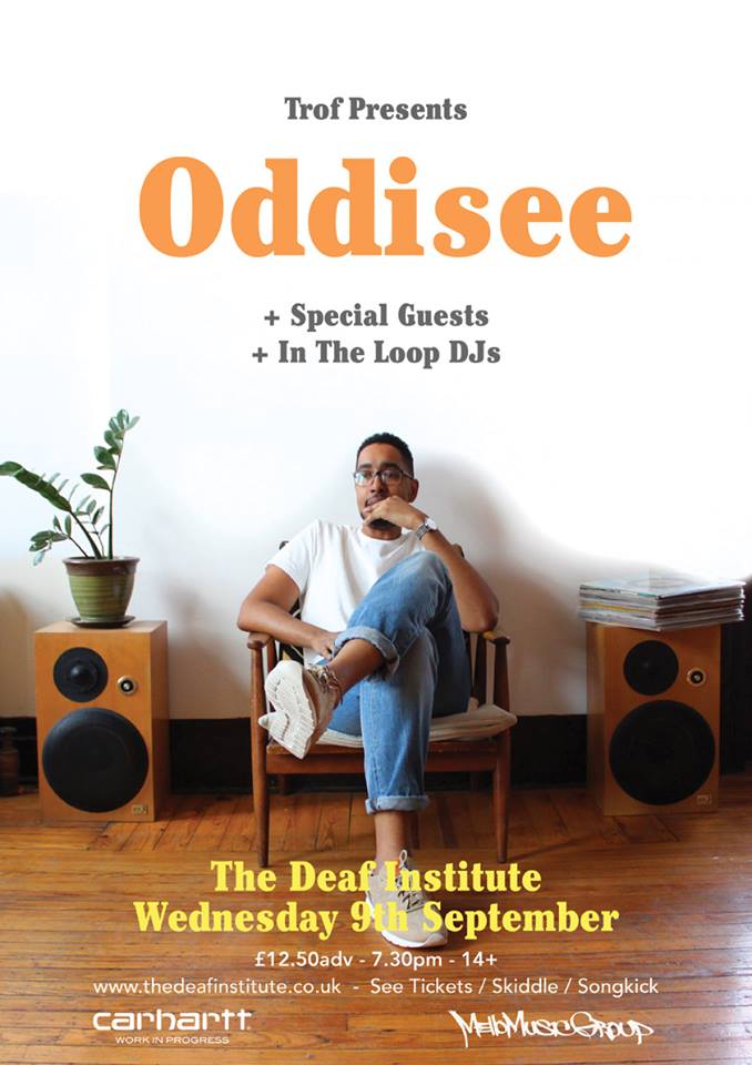 intheloopMCR's tweet image. We&apos;re supporting @ODDISEE in September #manchester @DeafInstitute seetickets.com/event/oddisee/…