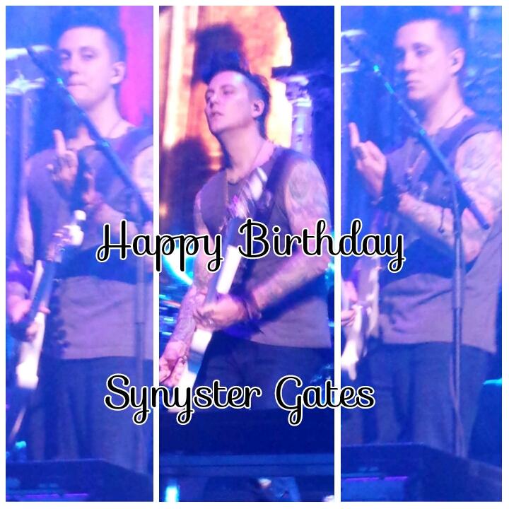 Happy Birthday to this guitar god, Synyster Gates! My pictures from Mayhem Phoenix 2014. 