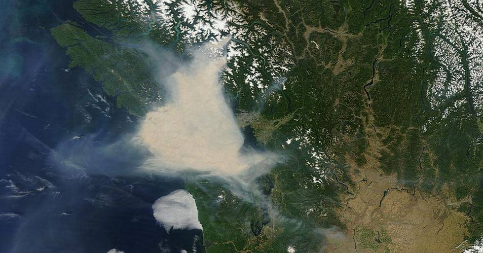 View of all the smoke over us the last couple days!
#yyj #yvr 
Our thoughts are with everyone this may have affected
