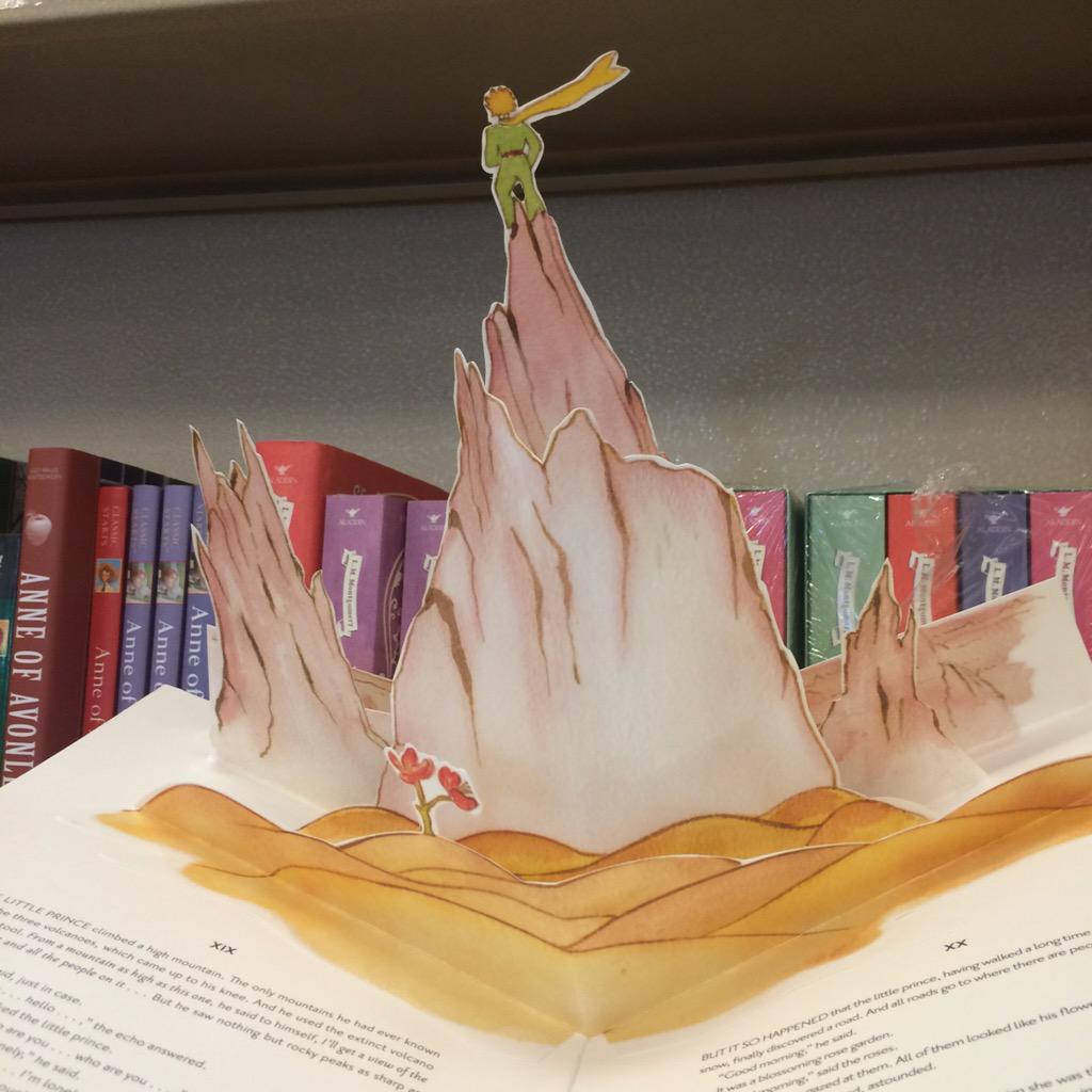 DaneSolancho's tweet photo. What's better than a pop-up book? When it's The Little Prince pop-up book!! http://t.co/P6KF5lbOuS