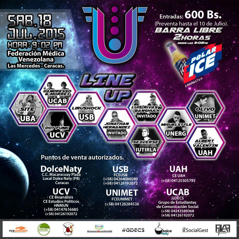 madnessve's tweet photo. ¡#CARACAS🙌🏼! No te puedes perder el primer Festival Interuniversitario de Música Electrónica en Venezuela @unifestve http://t.co/11hdbsh6JD