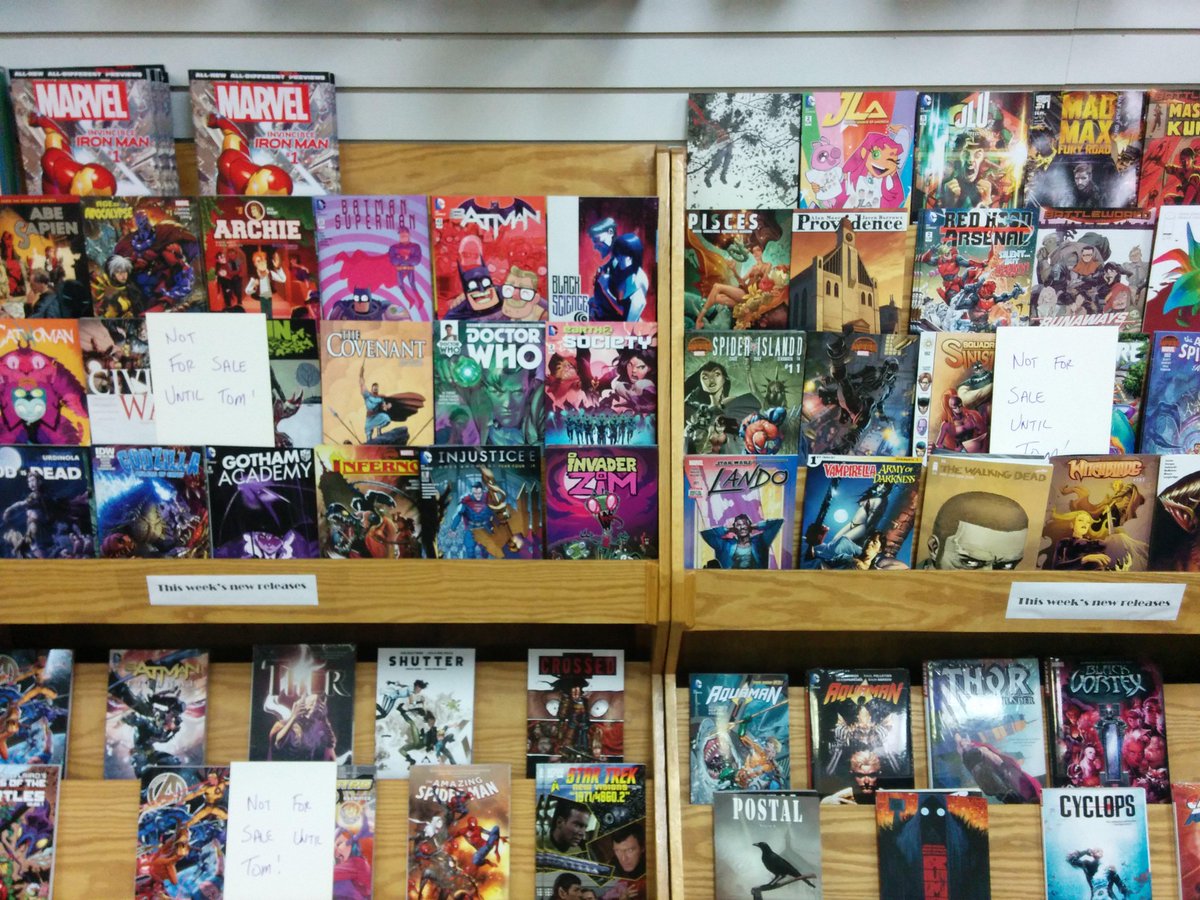 New Comic Day Tomorrow at <a href="/WARPCOM1CS/">Warp Comics+Games</a>! #yeggeek