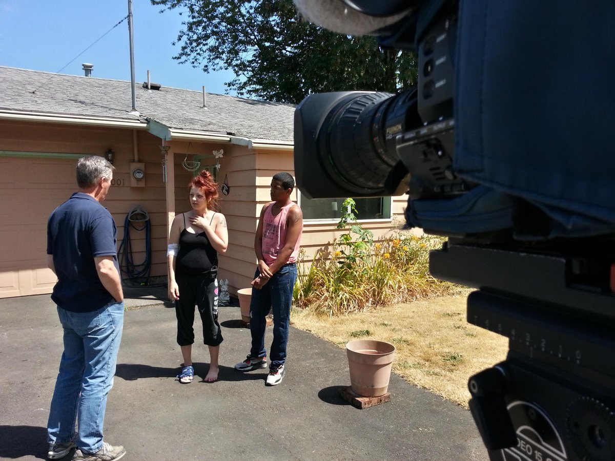 #LiveOnK2 @ 4, 5, and 6, Bob Heye talks with a Gresham woman injured in a hit and run Sunday night.