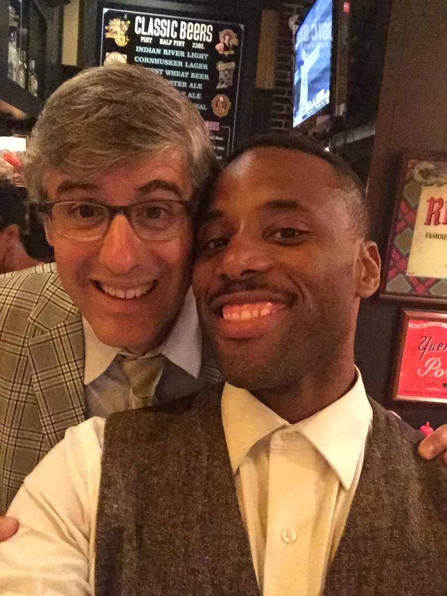 It was a Moe and Mo selfie with <a href="/MoRocca/">Mo Rocca</a>! Love this man! #SpellingBeeReunion