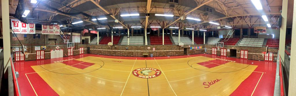 Wichita North old Gym, home to some good athletes: Barry Sanders, Byron Sanders, Lynette Woodard, and Conner Frankamp