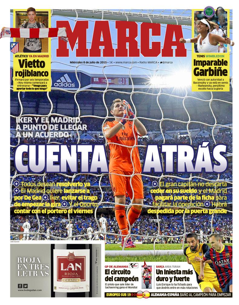 marca's tweet photo. #LaPortada 'Cuenta atrás' http://t.co/w2B9awfOAk