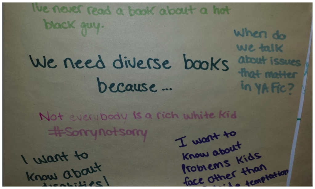 BookRiot's tweet photo. Does diversity in YA matter to actual teenagers? @ScrewyDecimal asked! http://t.co/hPr6cK8987 http://t.co/c5pgvIa025