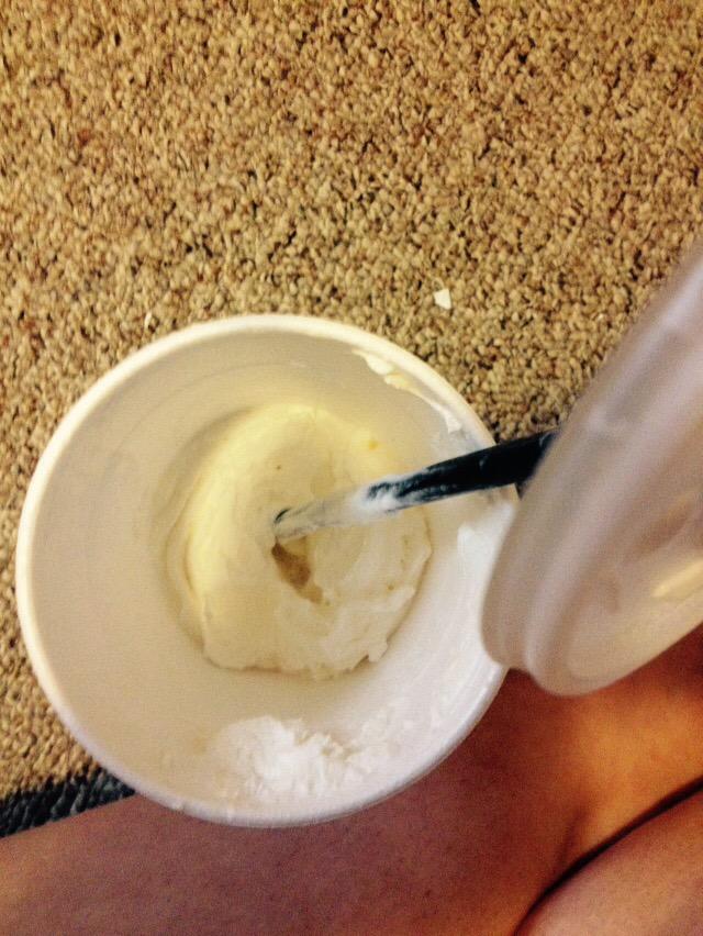 ((Dat whipped cream tho))