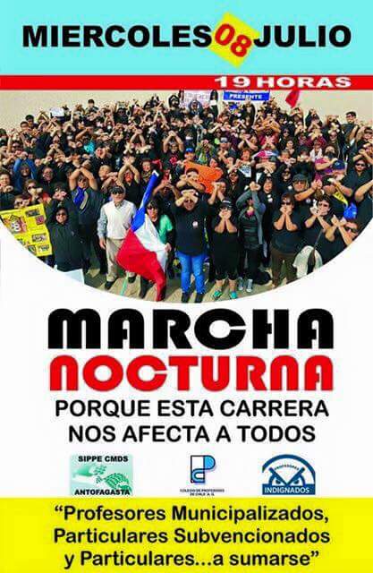 natifuenzalida's tweet photo. #Antofagasta #ParoDocente #paroprofesores #Chile http://t.co/uqq8H8zqOQ
