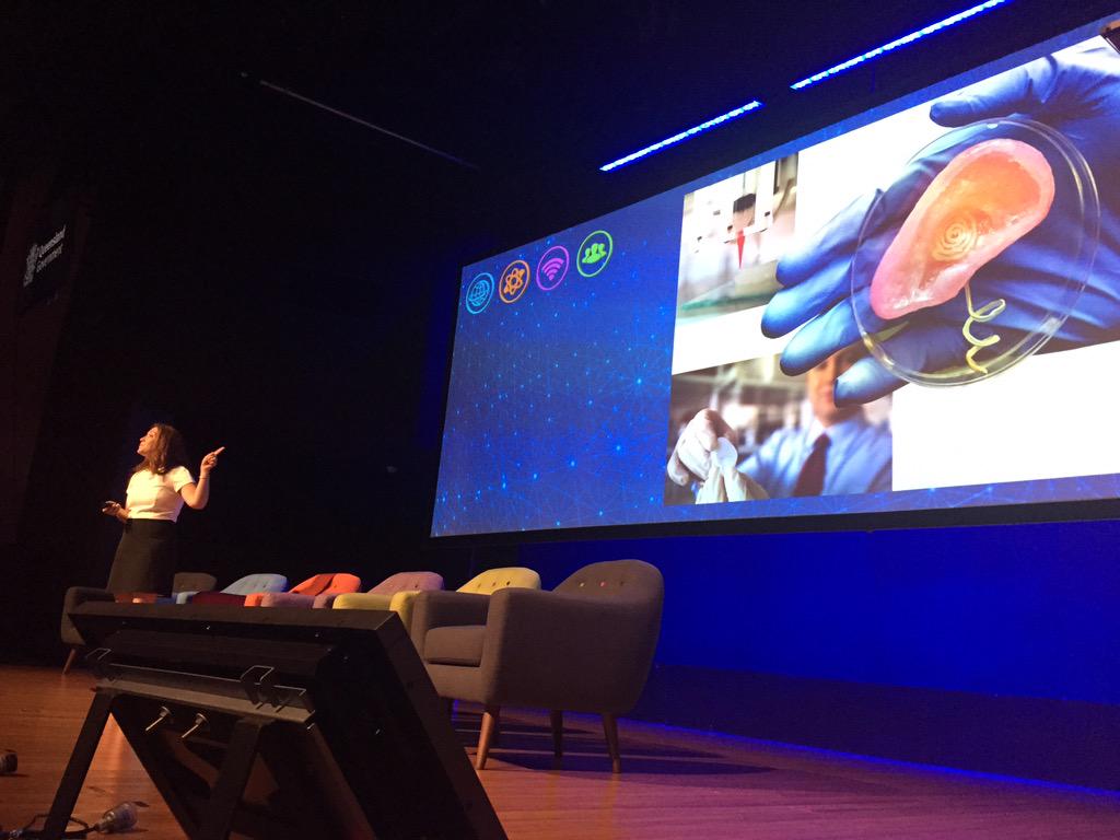 TobyTravanner's tweet image. 3D printing body parts, better than the real thing. @randizuckerberg at #2015APCS