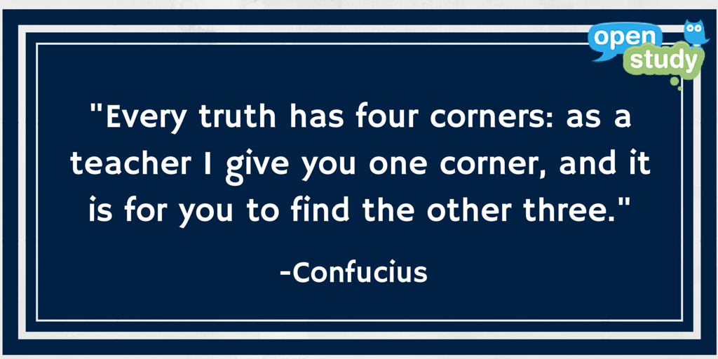 OpenStudy's tweet photo. #QOTD by Confucius brought to you by http://t.co/5v9lC1zkIz 😀 Join us now and get qualified help! #WhyStudyAlone http://t.co/3h4FxQjFl9