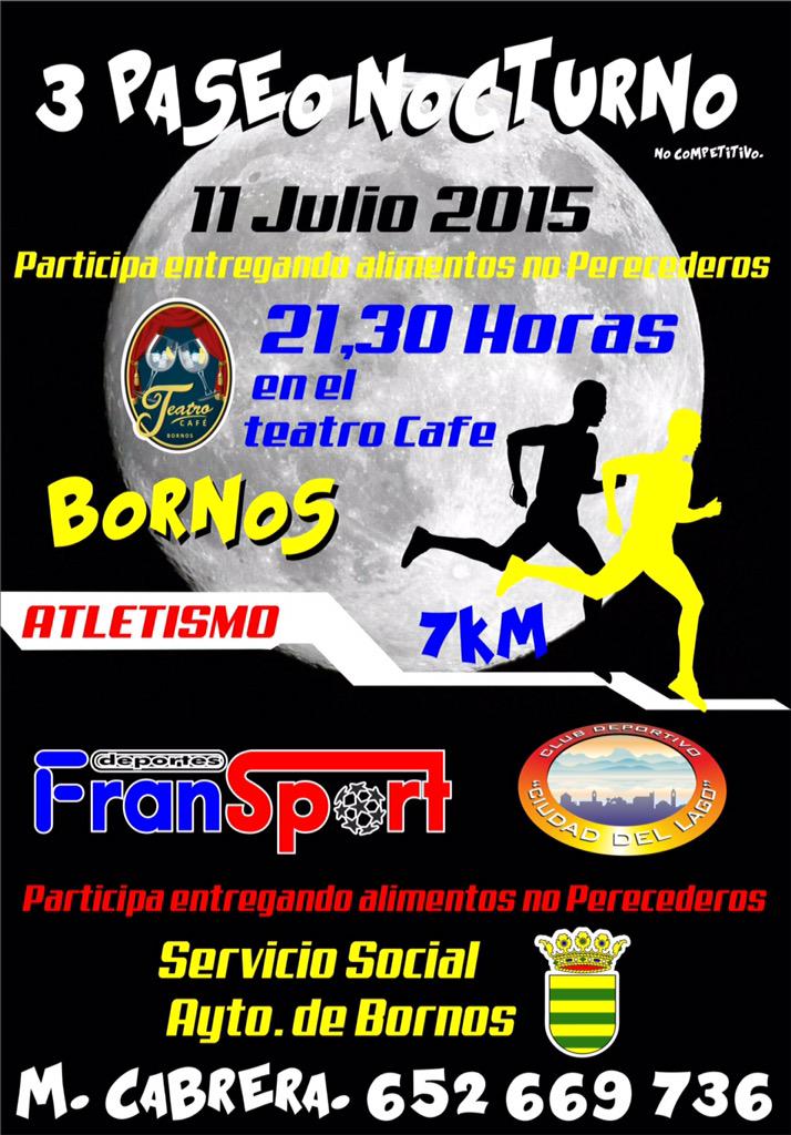 BORNOSRUNNING's tweet photo. Vente a BORNOS por una buena causa http://t.co/a3Ch4Q18wJ
