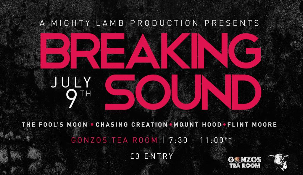 BreakingSound's tweet photo. Tomorrow!! #Norwich #BreakingSound #TheFoolsMoon @OfficialChasing @Mount_Hood @Flint_Moore @GonzosTeaRoom http://t.co/urDpKm82QC