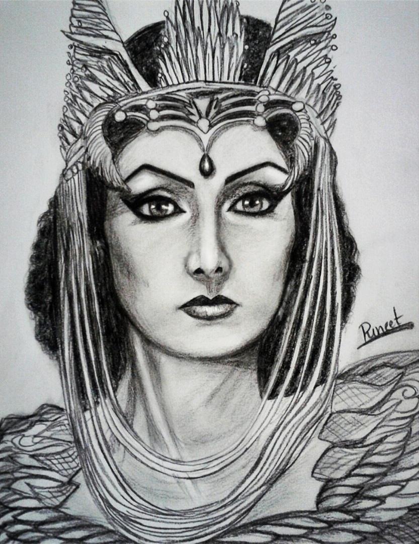 Indian queen sketch  Indian art paintings Girly art Indian art