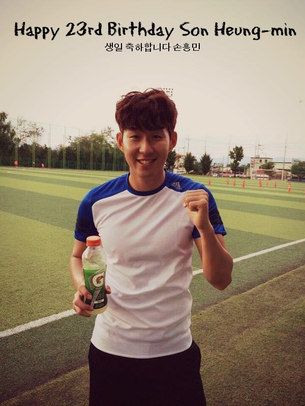 Happy Birthday for and Korea NT players Son Heung-min ! 