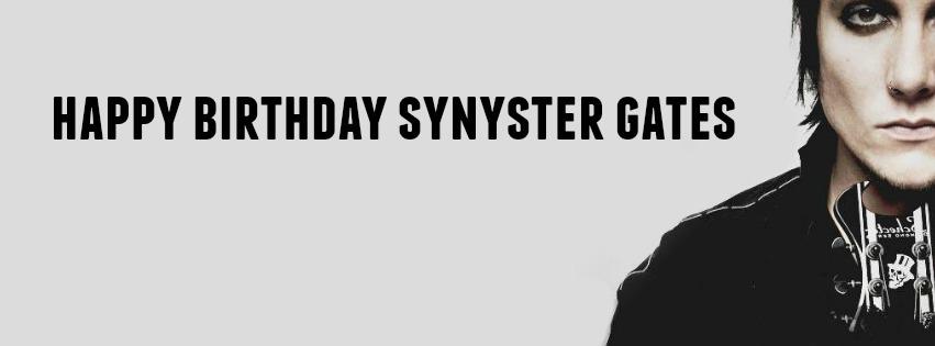 Happy birthday Synyster Gates, hope you having a good day, love you so much, thanks for every guitar solo. 