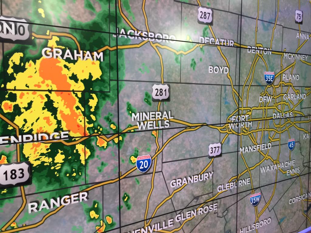 BrianCurtisNBC5's tweet image. Tracking big rain on the big weather wall. Don't miss the forecast from @RickMitchellWX on @NBCDFW at 10.