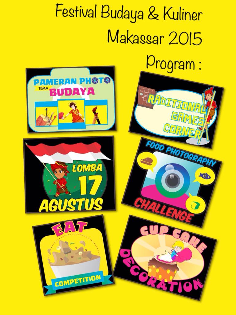 DyandraMakassar's tweet photo. Can't wait for Festival Budaya dan Kuliner Makasar 2015 | 22 - 23 Agustus 2015 At Benteng Fort Rotterdam | http://t.co/8TjX77YVYN