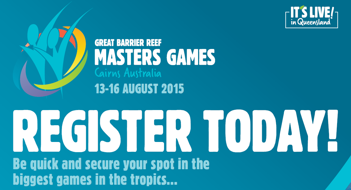 Just over a month until the <a href="/GBRMastersGames/">GBRMastersGames</a> gets underway! Learn more and register - gbrmg.com