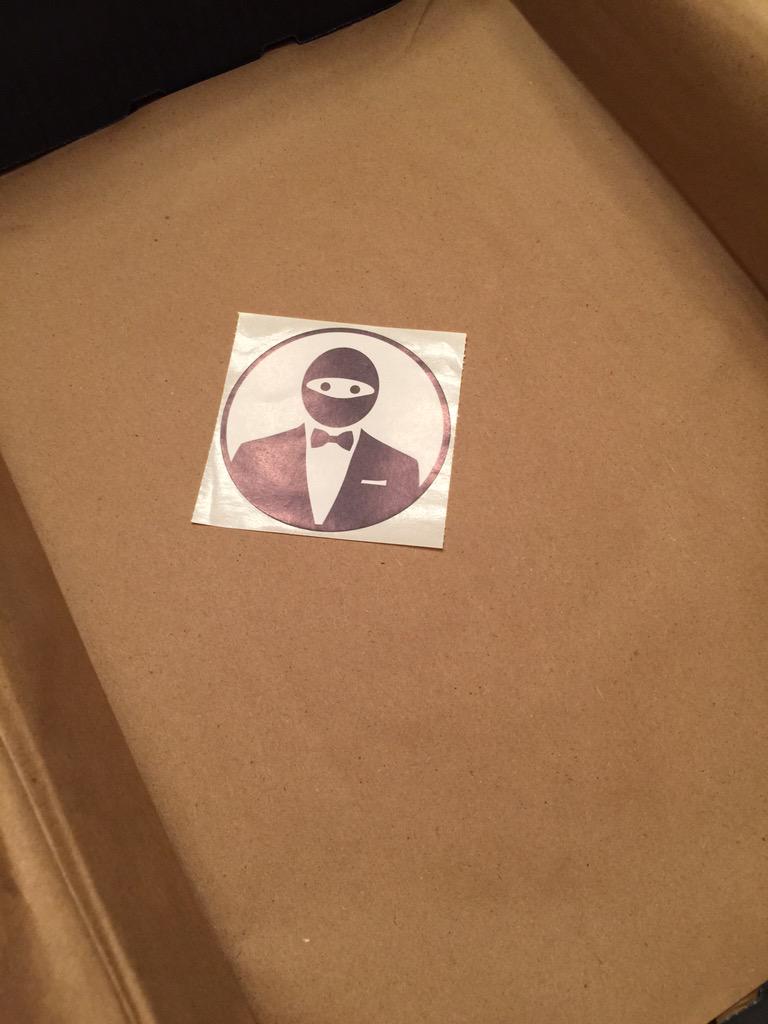 MikeySaz's tweet photo. @bonobosninjas this makes me happy! Thanks for the awesome order http://t.co/5LLSotSl4H