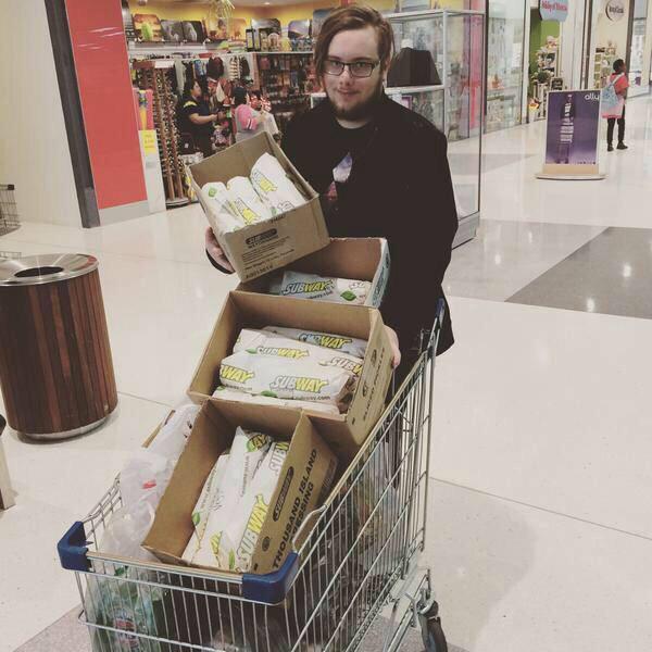 TheSafestHaven's tweet photo. BOUGHT SO MANY SUBS THEY CALL ME SB CHILLS http://t.co/lmYFMWVvJE