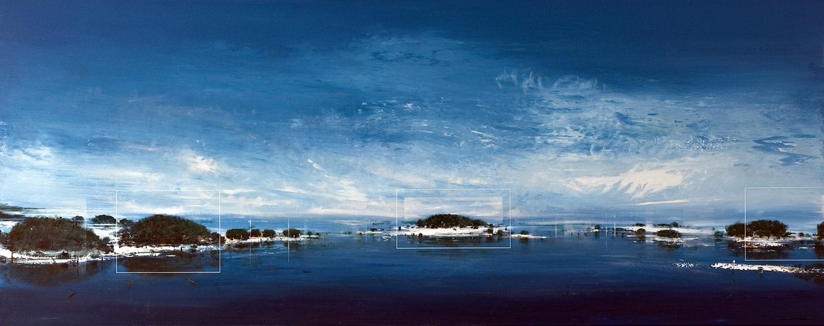 CooksHillGall's tweet image. IMAGE &amp;gt; Island Stretch | Ken Johnson | 80 x 200 cms | Acrylic on Canvas | $25,000 | BUY &amp;gt; bit.ly/UjVs9a