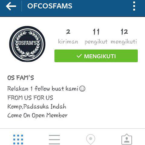 Go follow instagram kami, Open recruitment~