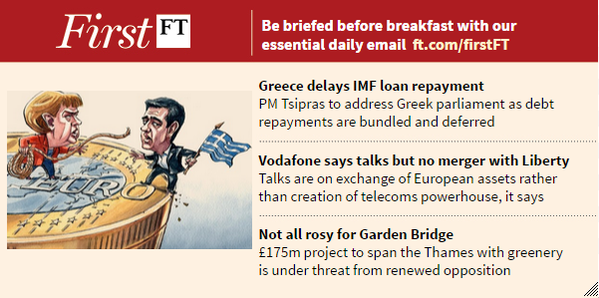NewsFlashback's tweet image. #20150605 FT: In Friday's #firstFT - Triple Crown dreams, 'Pele in a skirt' and more. Sign ... post.newsflashback.co/readme/?http:/…