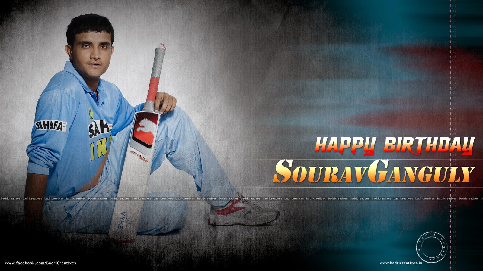 Happy Birthday:Saurav Ganguly, cricketer 