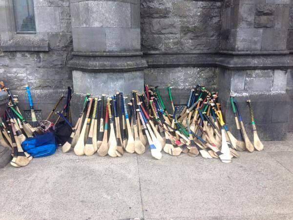 St Kieran's College #Kilkenny, #Ireland, end of year mass! #Hurling's a way of life!  <a href="/HobokenGuards/">HobokenHurling</a> <a href="/KeanHurling/">Gallóglaigh Uí Cheín</a>