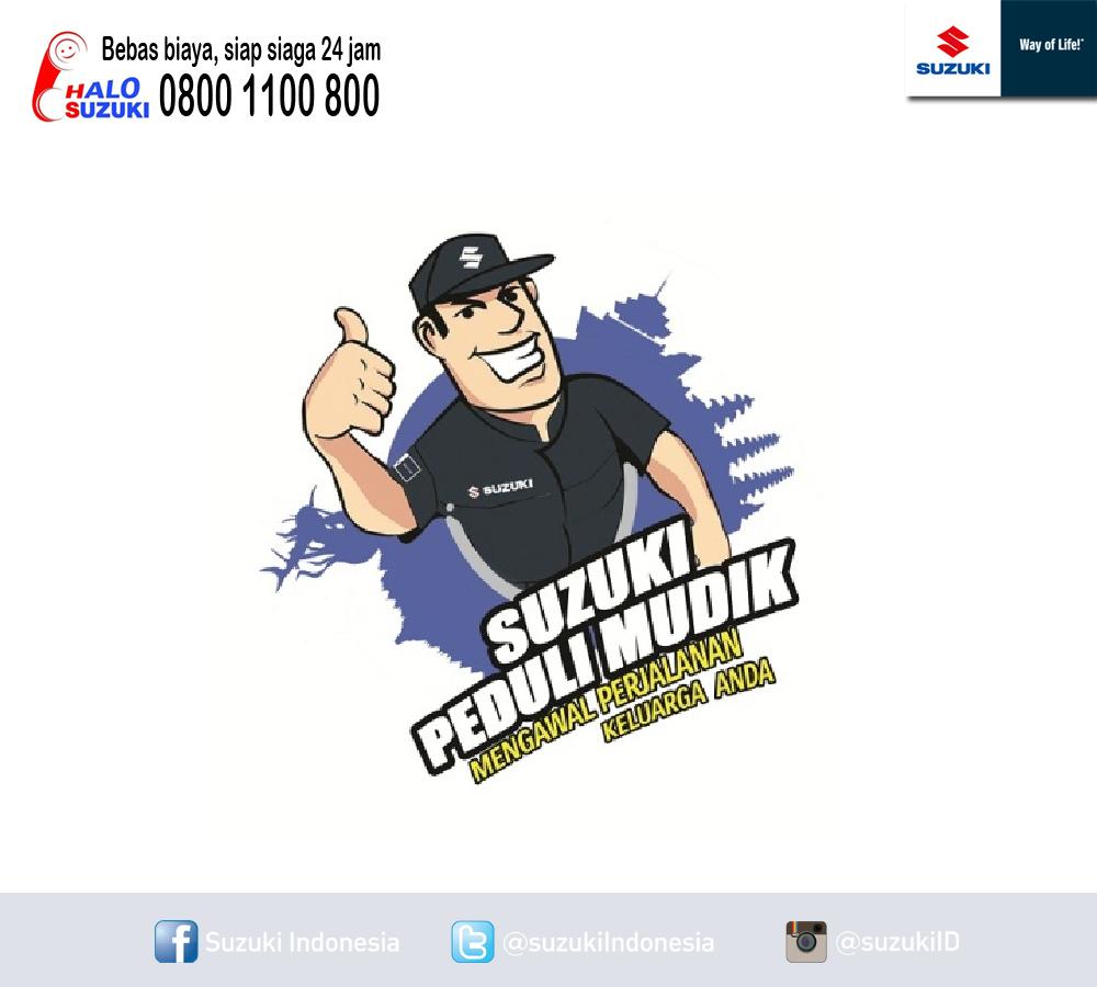Suzuki Indonesia siap "mengawal perjalanan keluarga anda". Dapatkan info perjalanan di Halo Suzuki #SuzukiMudik2015