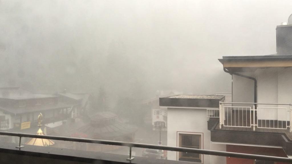 Unwetter mit Starkregen, Hagel und starken Windböen in Gerlos #cincin #gerlos #unwetter