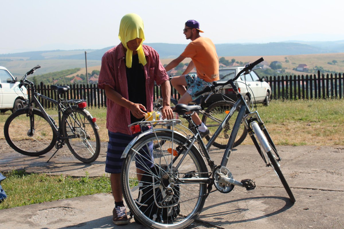 Varsany team ready to go! #avatarsofnograd #evs #volunteering #volunteers #bike #biking