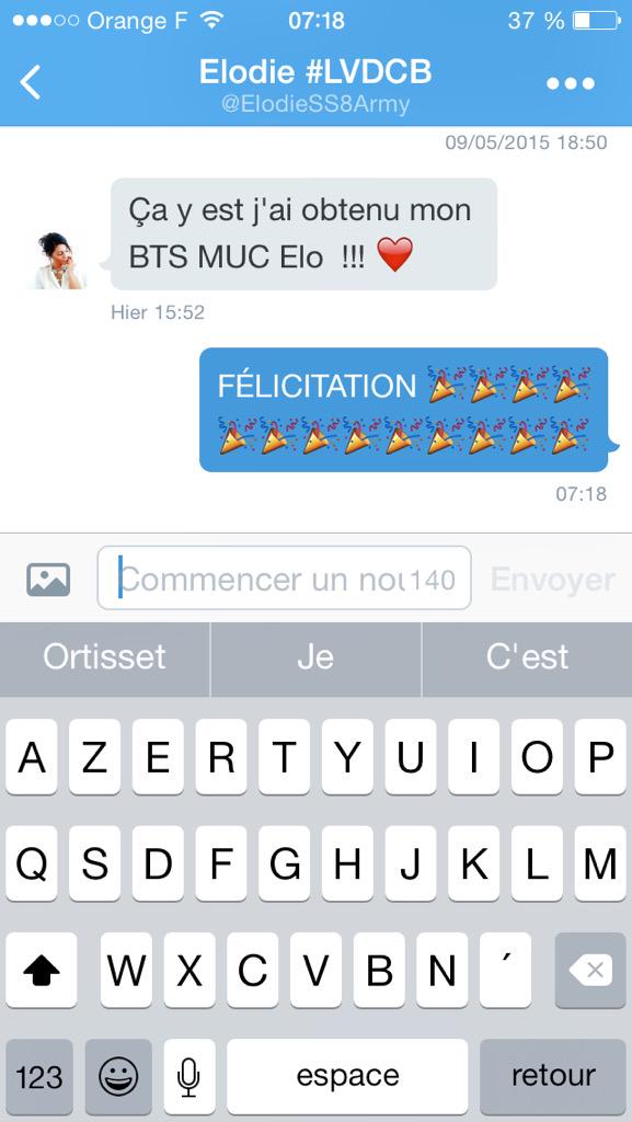 OrtissetElodie's tweet photo. Félicitation à @ElodieSS8Army ! Je te souhaite beaucoup de succès 🎈😱💋 #ILY2D #FancyArmy #Cartonne http://t.co/XFFfL9k8df