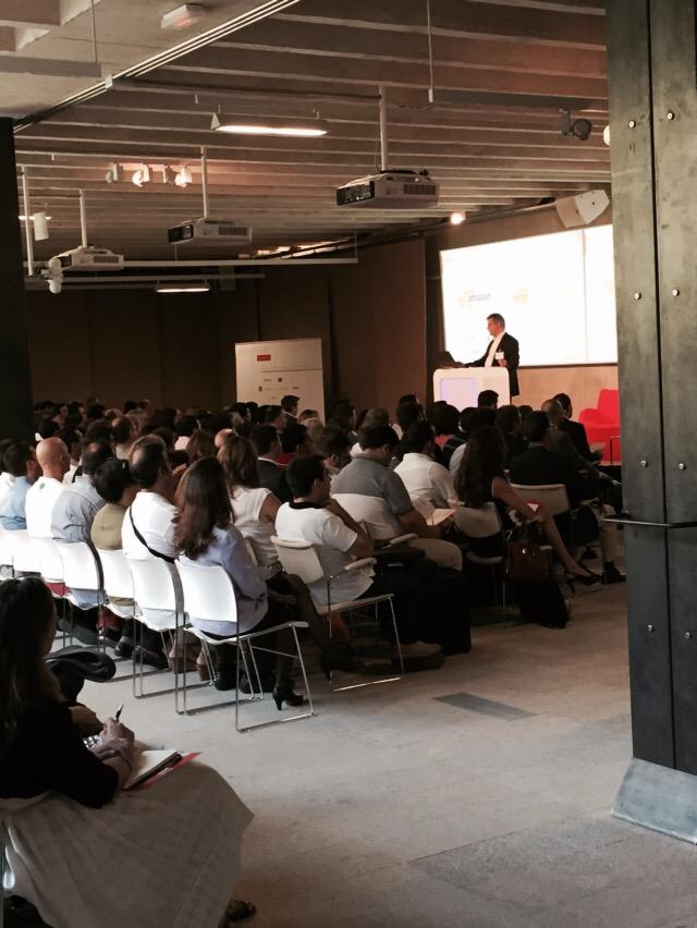 KatMarieJ's tweet photo. Another packed house at MicroStrategy Symposium in Madrid! #MSTR10 http://t.co/FlwvYYuFNV
