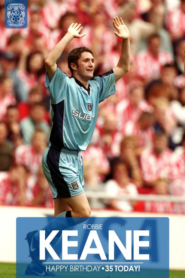 Happy Birthday today to former striker Robbie Keane! (34 games, 12 goals. 1999-00) 