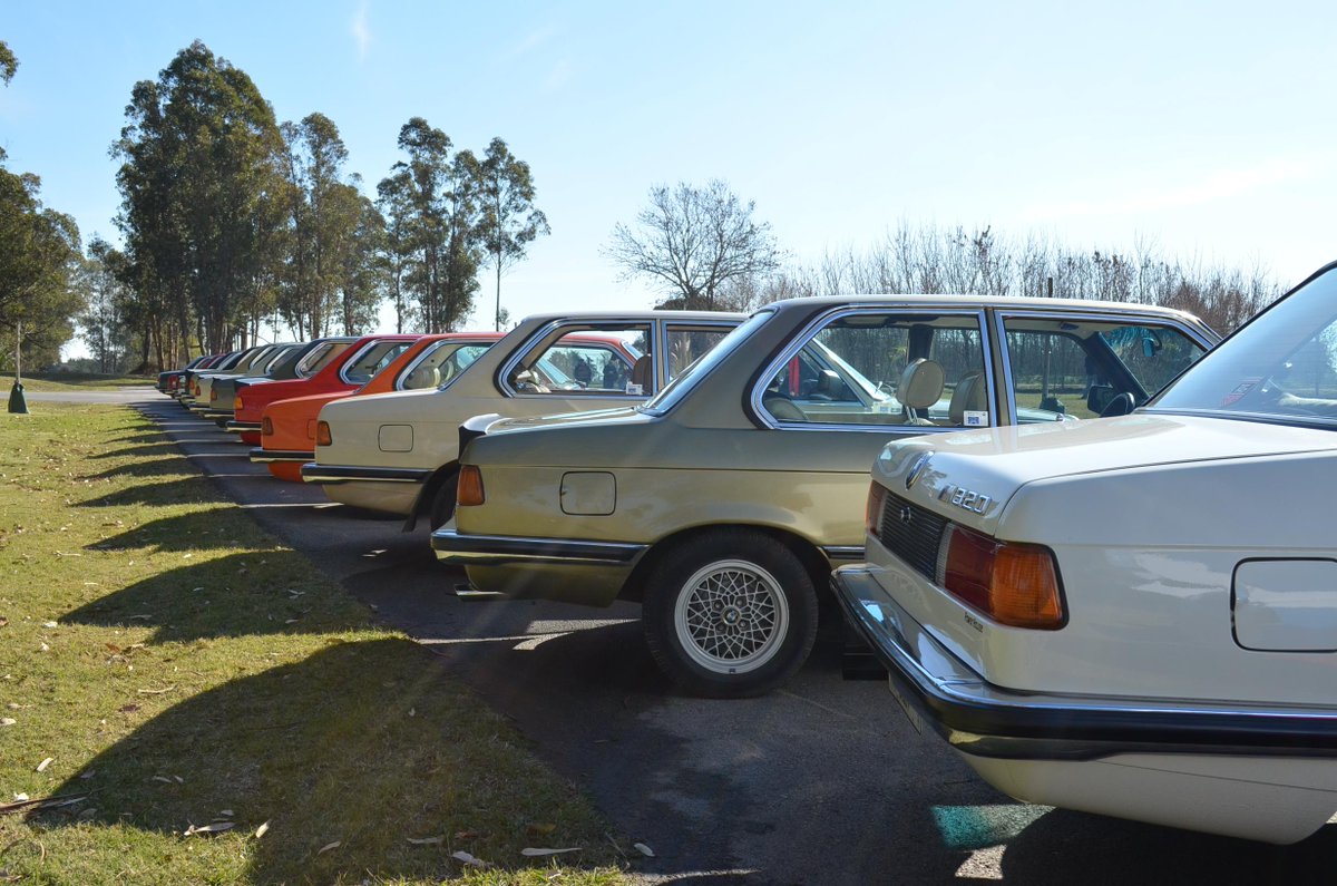 BMW's tweet photo. Ignacio (http://t.co/YpLmgIhNQr) &amp; the @BMWUruguay Car Club celebrate 40 years of the #BMW #3series. #BMWstories http://t.co/fHzgkl5gxy