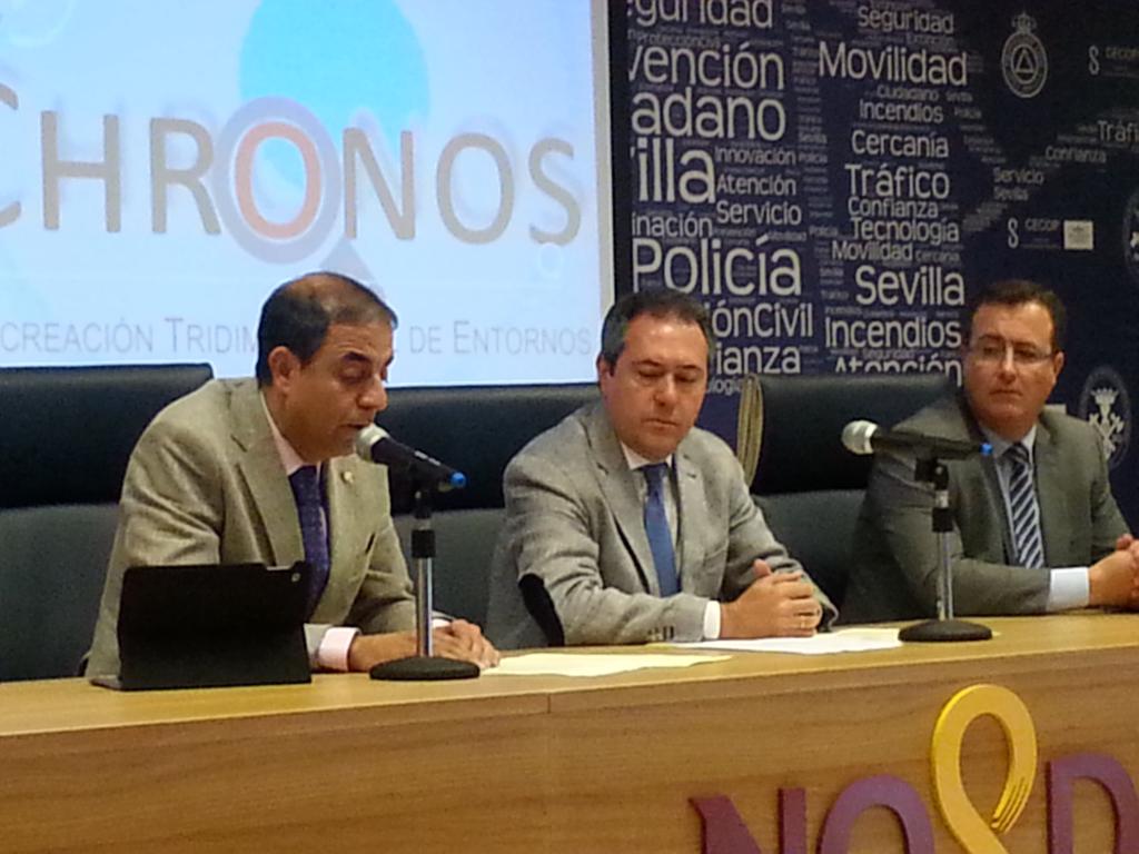 ProyectoChronos's tweet photo. El rector de @unisevilla interviene en  presentación del @ProyectoChronos . Sinergias positivas con @JuanEspadasSVQ http://t.co/cd8LsSrYai