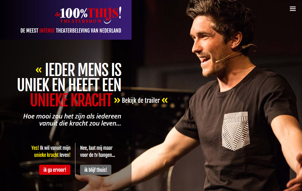 Geweldig leuk project mogen doen: Nieuwe website voor dethijsshow.nl van @ThijsLindhout #ondernemenmetimpact