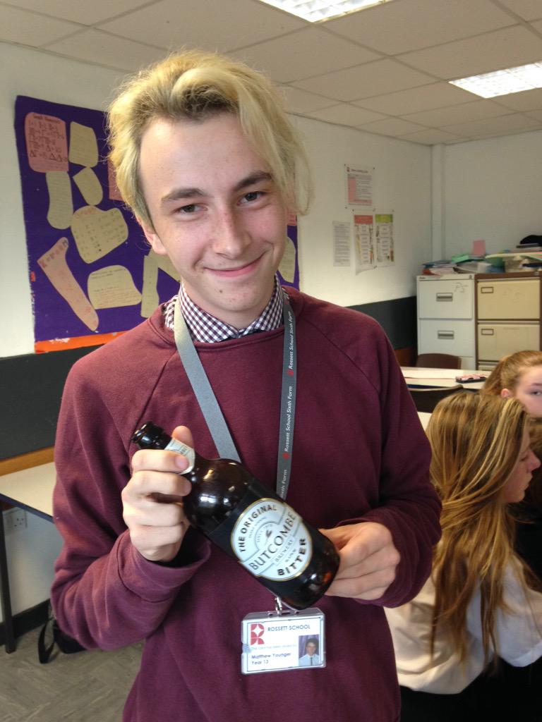 MissToll's tweet photo. Brilliant alcohol awareness lesson by Mr McMillan @Rossett today for #rossOT. Even learning a few things myself! http://t.co/urmL4zO7og