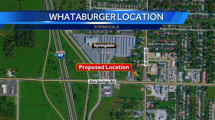 WISN_Ben's tweet photo. The #Springdale Planning Commission gave the go-ahead to build a new @Whataburger off I-49. Who's hungry? #4029News http://t.co/lxiC9ZIHvx